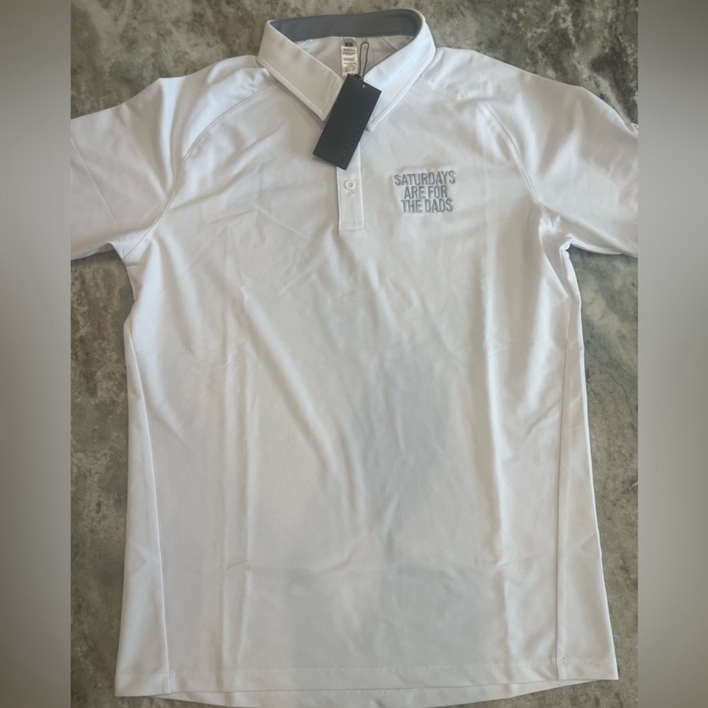 Barstool UNRL polo Saturday are for the dads Golf polo
